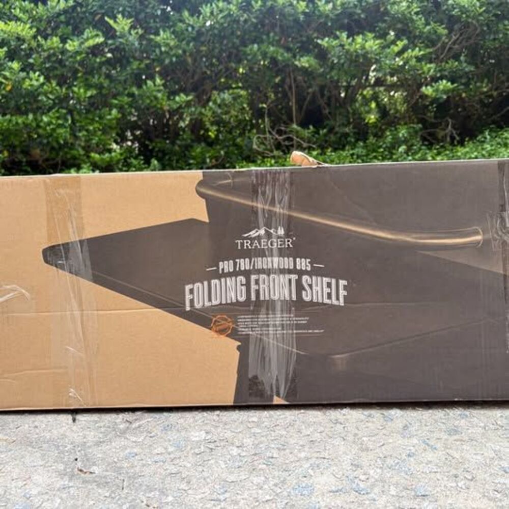 Traeger Grill Folding Front Shelf Pro 780 / Ironwood 885 (NEW Open Box)